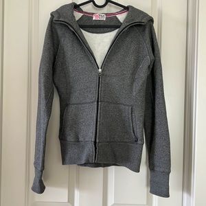 Aritzia TNA zipper hoodie grey sweatshirt